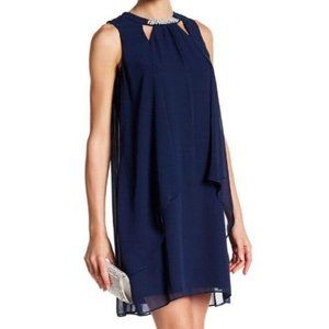 SLNY Navy Dress Size 8  SL- 110366